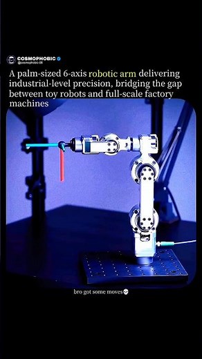 This Mini Robot Arm Works Like a Factory Machine