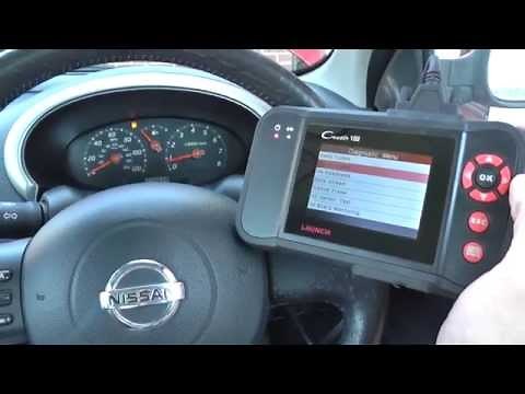 Camshaft Sensor Fault & Engine Light Nissan Micra Reset Launch VIII CRP129 CR PLUS