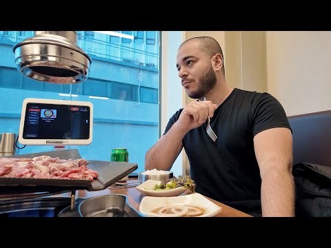 HALAL KOREAN BARBECUE TASTING (SOUTH KOREA VLOG)