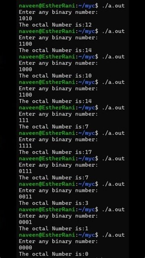 C Program to Convert Binary to Octal | Easy Trick Explained 🔥