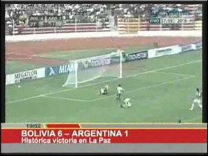 Los goles de Bolivia (6) - Argentina (1)