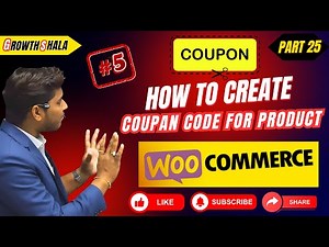 Step-by-Step: Create Coupon Code in WooCommerce WordPress tutorials (Part 5) #25