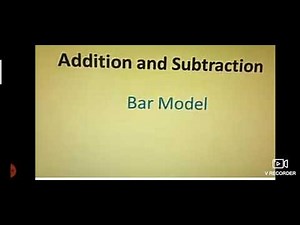 Addition and subtraction by using Bar Model