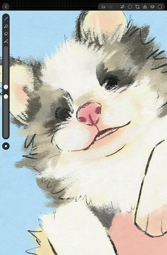 GoPaint Beginner's Guide to Painting a Puppy From Sketch to Finish