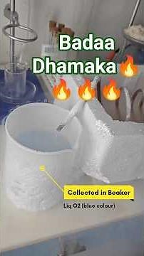 #sodium explosion in liq oxygen #experiment #science #chemistry #arastucoaching #sodium #dhamaka