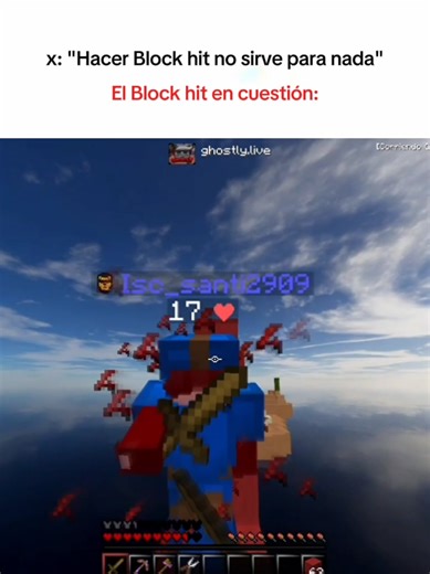 Hacer Block Hit Perfecto en Minecraft con Lag