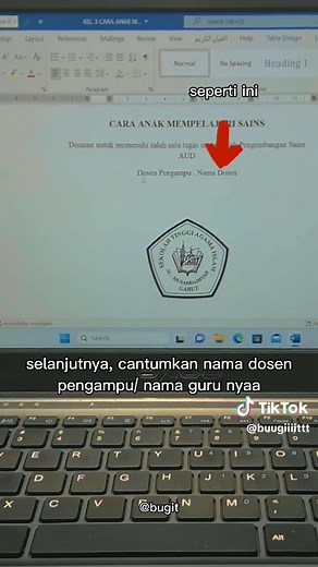 Tutorial Membuat Cover Makalah yang Baik dan Benar