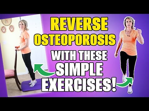 Two Extremely Effective Bone-Building Exercises to Reverse Osteoporosis (Heel Drops & March Walking)