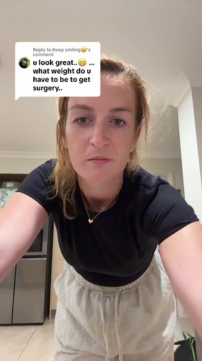 Replying to @Keep smiling😁 #gastricsleeve #bariatricsurgery #chubbychopchop #gastricsleevejourney #weightlosstransformation #gastricsleevesurgeryaustralia