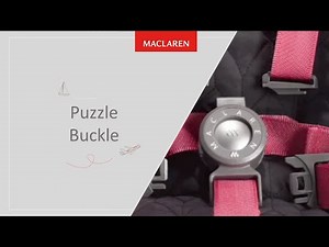 How To Open and Close the Maclaren Stroller Puzzle Buckle