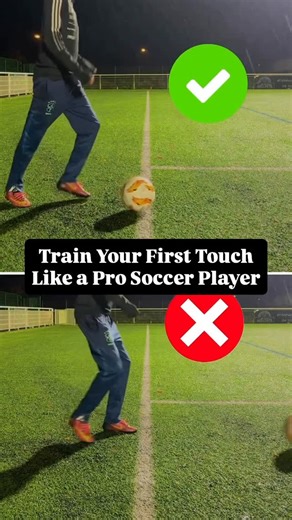 Zenith FC | Developmental Soccer Club on Instagram: "Soccer first touch training to improve control. If you want to play faster, sharper, and with confidence under pressure, your first touch is the skill that changes everything. 🔻 How to improve your first touch • Cushion the ball, don’t fight it • Angle your body before the ball arrives • Use both feet + both inside/outside surfaces • Let your touch go into space, not back into pressure • Scan early so you already know your next action • Repet