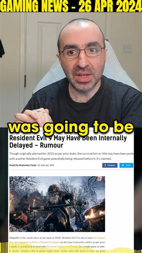 🎮 Resident Evil 9 Release Update 🕒 The gaming world is buzzing with whispers of a possible delay for the highly anticipated 'Resident Evil 9'. Originally set for a grand reveal in mid-2024 with a launch aimed for 2025, it appears the timeline may be shifting. 🚀 👾 What's happening? Sources close to the development at Capcom hint at internal delays that could push the announcement and release dates further back. While disappointing for fans eagerly awaiting the next chapter in this iconic seri