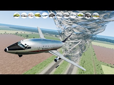 CAN ANY CAR SURVIVE A 600MPH TORNADO? 🌪️😱 | Ultimate Survival Test | BeamNG Drive