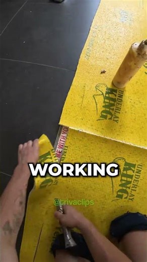 Watch How Fast He Installs This Kitchen Floor 🔨⚡