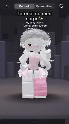 Tutorial de Corpo no Roblox: Boneca de Moda Blush