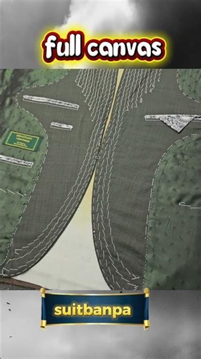 81.เสื้อสูท full canvas #suitsewing #banpa_bespoke #tailoring #sewing #suit #free_tutorial