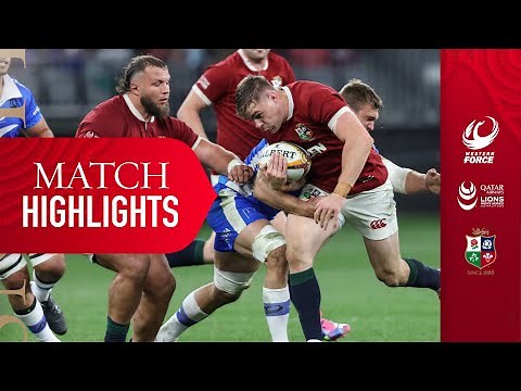 The British & Irish Lions Vs. Western Force | Highlights