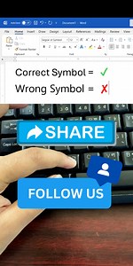 820K views · 5.3K reactions | Shortcuts of Wrong & Correct Symbol | Shortcut Command in MS Word | র্শটকাট কমান্ড #fbreels #viralreels #tips #shortcuts #msword #computertips #tutorial #computershorts #computerreels #computerbasics | Lifeline IT Training Institute | Facebook