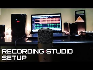 Recording studio setup | audacity | Behringer | audio interface | Sachin Mundas | Naveen Mundas