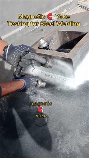 Magnetic Particle Testing #civilengineering #construction #shorts ‪@ZeeConstructionHub‬