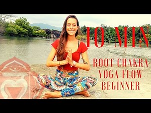 10 Min Beginner | Root Chakra Yoga Flow I Method for Grounding