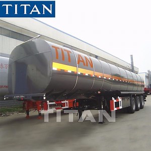 [Hot Item] Titan Heating Bitumen/Asphalt/Pitch Tank Truck Semi Trailer with Insulating Layer Heat Preservation System