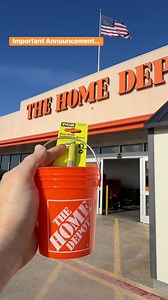 Very important announcement #homedepot #news #announcement #miniature #buckets The Home Depot | Mastering Mayhem