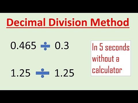 Decimal division method| Decimal division simple method | How to divide decimal numbers| #decimals