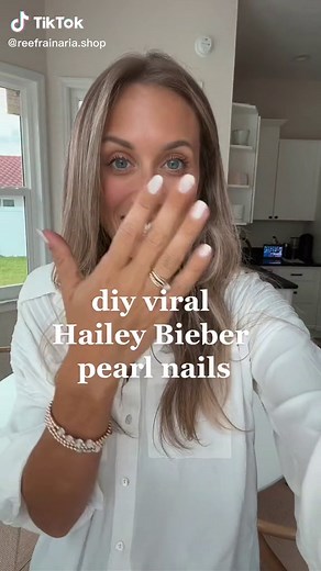 DIY Hailey Bieber Pearl Nails: Viral Trend at Home!