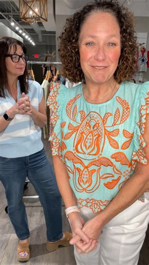 Spring has sprung here at MB Cincinnati, and Lori and Barb can't wait to bring you some of the cheeriest, brightest and cutest fashions yet this year! The warmer temps will be here before we know it, and you'll want these cuties in your closet for when it arrives - - including the newest drop of the rest of our Spring Mac and Me denim!!! Comment for questions or to shop this video, or shop with us in person here at the Shops at Harpers Point ☀😍🙌 | Mainstream Boutique Cincinnati