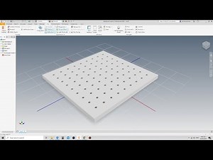 Autodesk Inventor Professional 2020 HOW TO USE RECTANGULAR PATTERN