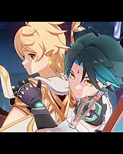 this scene is an iconic :3 #genshinimpact #genshin #геншинимпакт #genshinimpactedit #xiao #aether #xcstama #xiao #fypシ