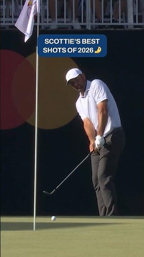 Scottie Scheffler doing Scottie Scheffler things.