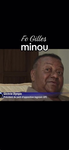 Gilchrist OLYMPIO après la négociation avec UNIR #togo #togolais228🇹🇬