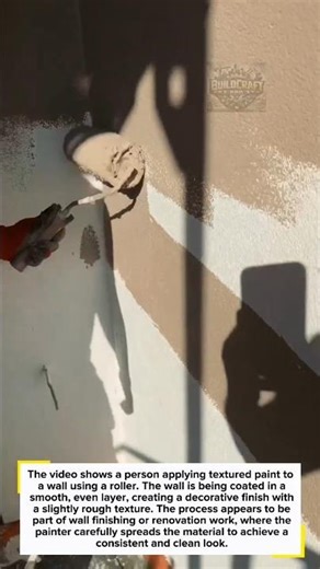 Pro Wall Texture Finish Using Roller #DIY #HomeImprovement #WallDesign