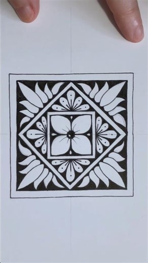 Zentangle Drawings | Easy Patterns to Doodle for Beginners | Zentangle Lovers | Zendoodler
