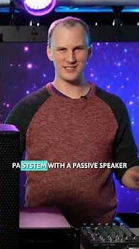 How to hook up a PA system start to finish! #shorts