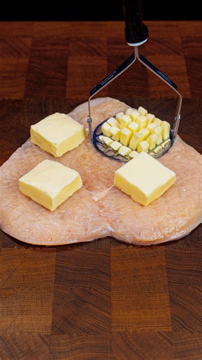 appetizing.tv on Instagram: "Just one ingredient and the chicken breast will melt in your mouth like butter! Ingredients chicken breast: 300 g (11 oz) butter: 150 g (5.3 oz) eggs: 3 pc parmesan: 30 g (1.1 oz) garlic: 10 g (0.4 oz) parsley: 10 g (0.4 oz) vegetable oil: 30 ml (1.0 fl oz) mustard: 15 g (0.5 oz) lemon: 1 pc Additionally flour: 200 g (7.1 oz) black pepper: 1 g (0.0 oz) salt: 2 g (0.1 oz) parsley: 10 g (0.4 oz) red onion: 1 pc garlic: 2 cloves olive oil: 30 ml (1.0 fl oz) black pepper