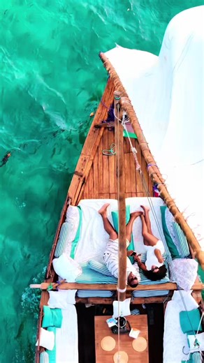 Zanzibar — where crystal-clear waters meet endless white sands, the sunsets glow like gold over the Indian Ocean, and every moment feels like a dream you never want to wake up from #zanzibar #tanzania