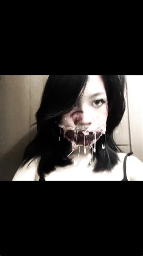 Stunning Fake Blood Makeup Transition