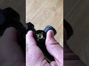 Disengaging the Nightforce zero stop