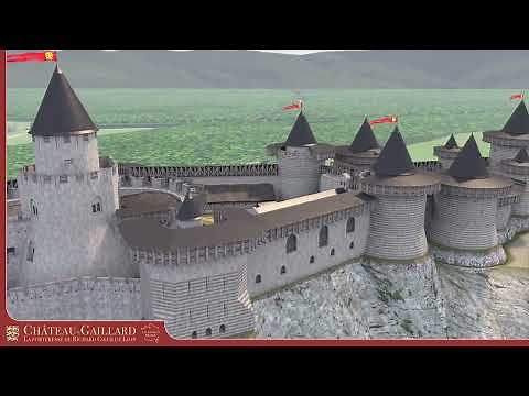 VISITE GUIDEE DE CHÂTEAU-GAILLARD, LA FORTERESSE DE RICHARD COEUR DE LION, RECONSTITUE EN 3D !