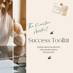 Executive Assistant Success Toolkit | EA Career Development Guide With Templates | Office Management & Productivity Tools - Etsy