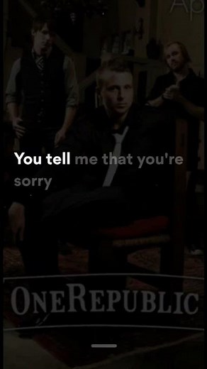 Apologize Lyrics by Timbaland feat. OneRepublic