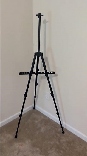 Artist Easel Stand,Extra Thick Aluminum Metal Tripod Display Easel 17 to 56 Inches Review