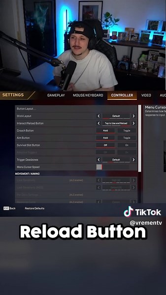 Meine aktuellen Controller Einstellungen für Apex Legends