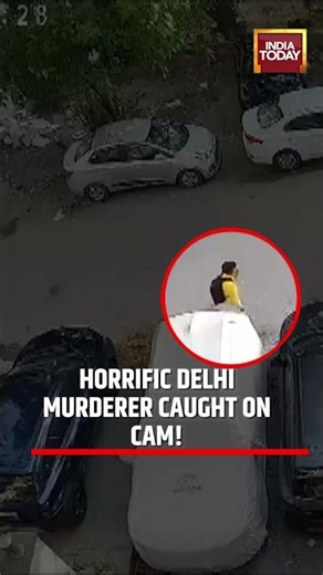 VIRAL VIDEO | Delhi Murder Case: CCTV Captures Suspect In Murder Investigation #delhimurdercase