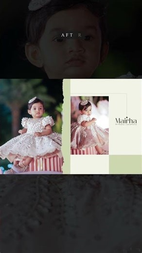 1st Birthday Album Design | Before/After | 2026 #photoshop #1stbirthday
