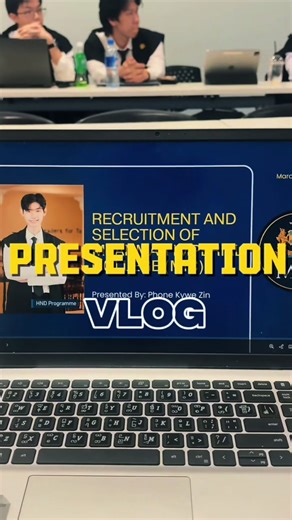 Exciting School Presentation Vlog in Myanmar