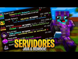 🔔 TOP 6 MEJORES SERVIDORES para Minecraft 1.21 😱 No Premium y Premium (JAVA, BEDROCK y PE)! ✅